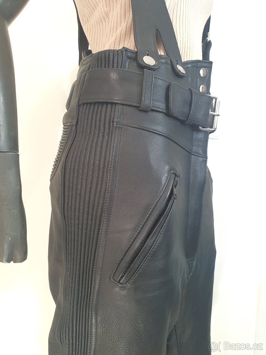Kožené kalhoty na motorku Dámské V. 38 - 7