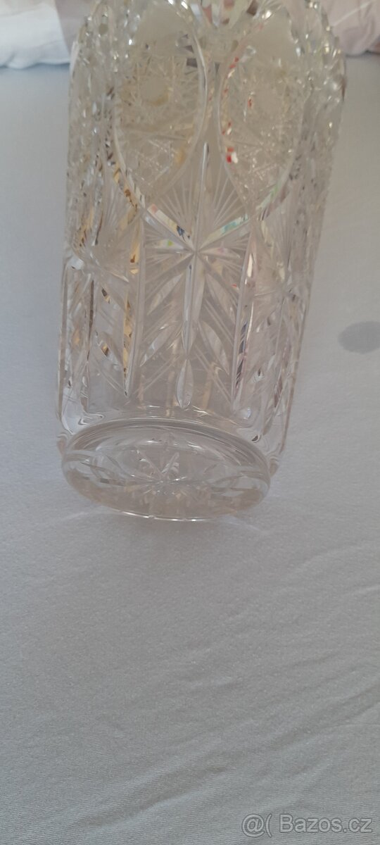 Broušená váza výška 30 cm - 7