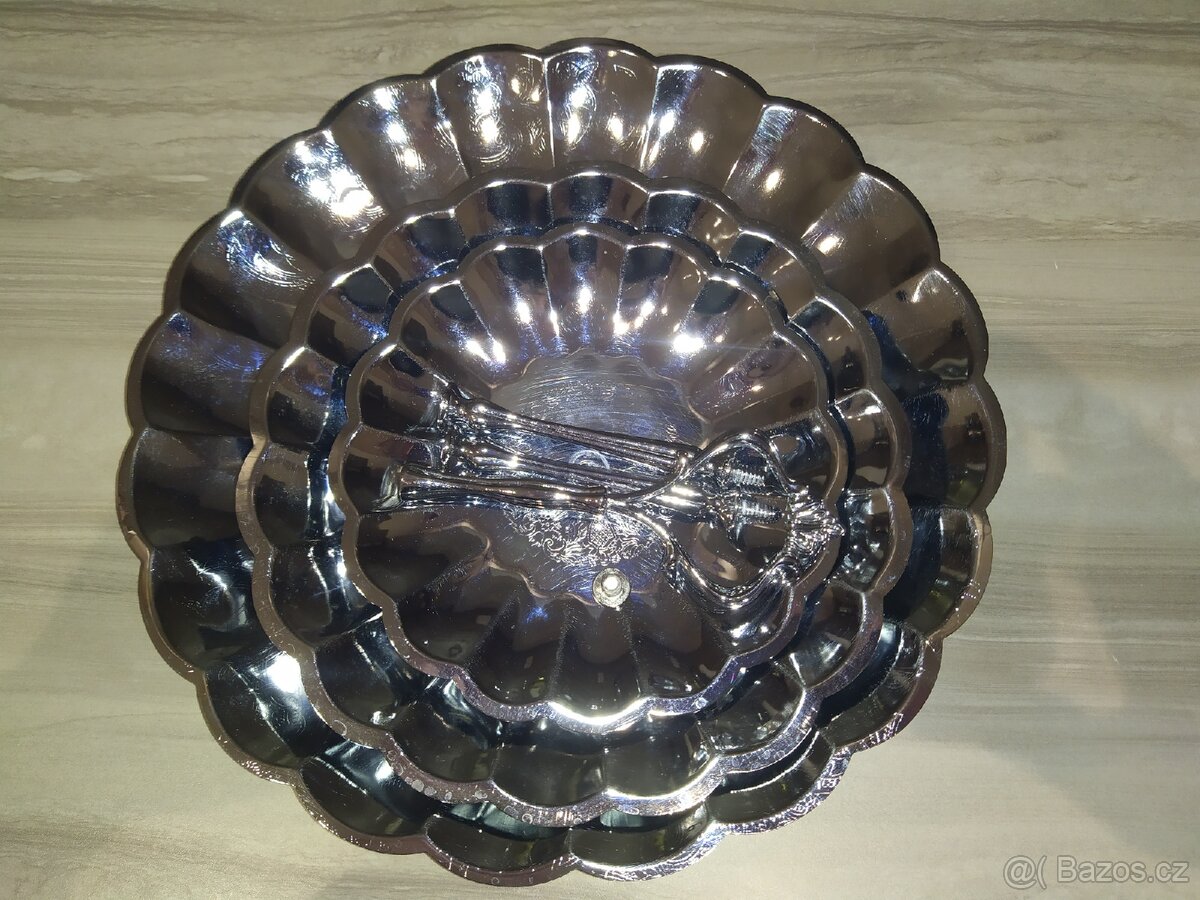 Etažér třípatrový na cukroví na cokoliv. - 7