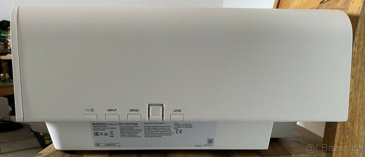 Sony VPL-VW270ES bílý - SXRD, 4K projektor pro domácí kino - 7