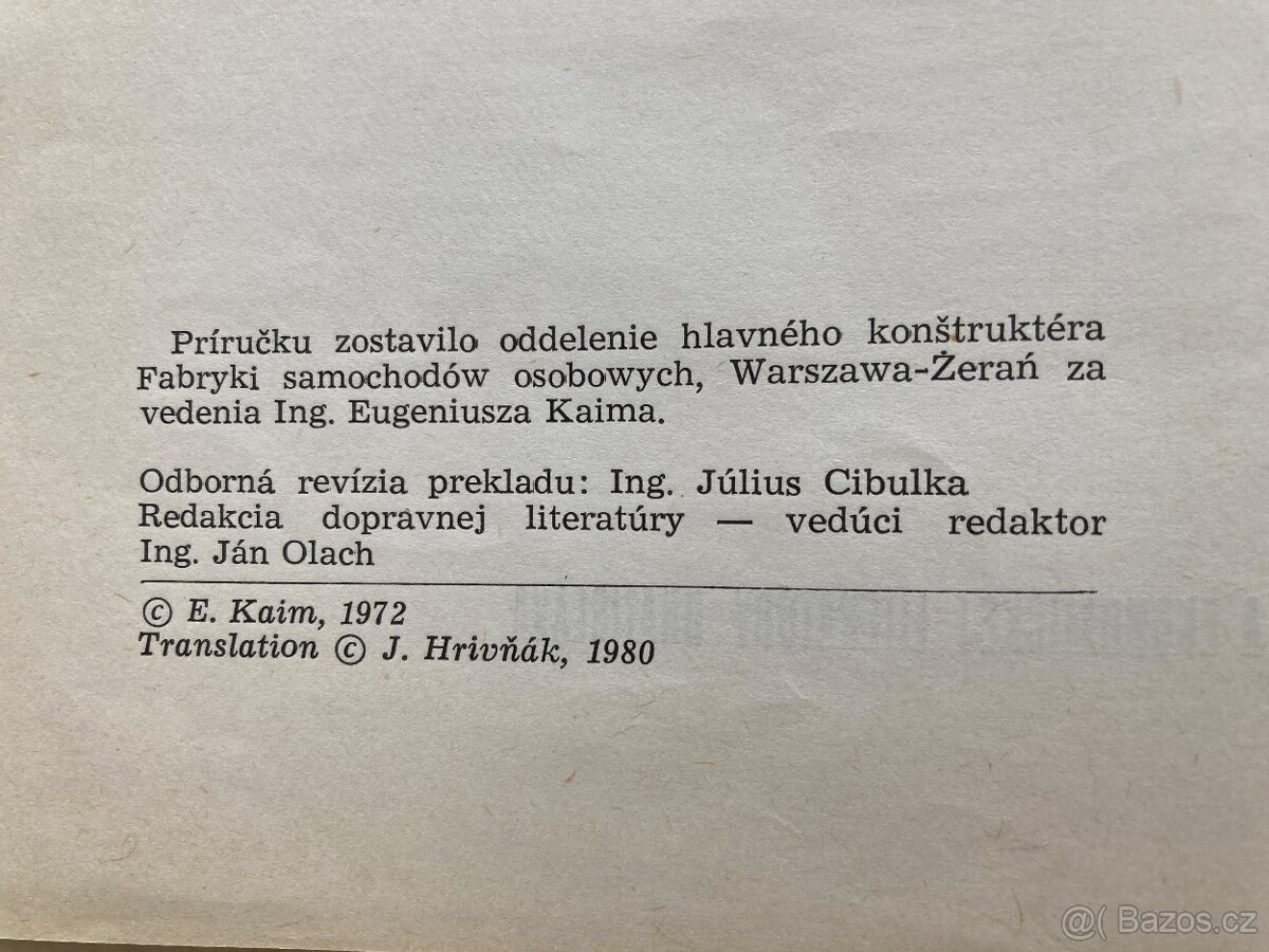 FIAT 125P - dílenská příručka - 7