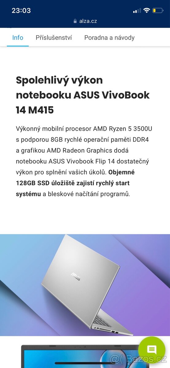 Notebook Asus Vivobook 14, pamět 1TB - 7