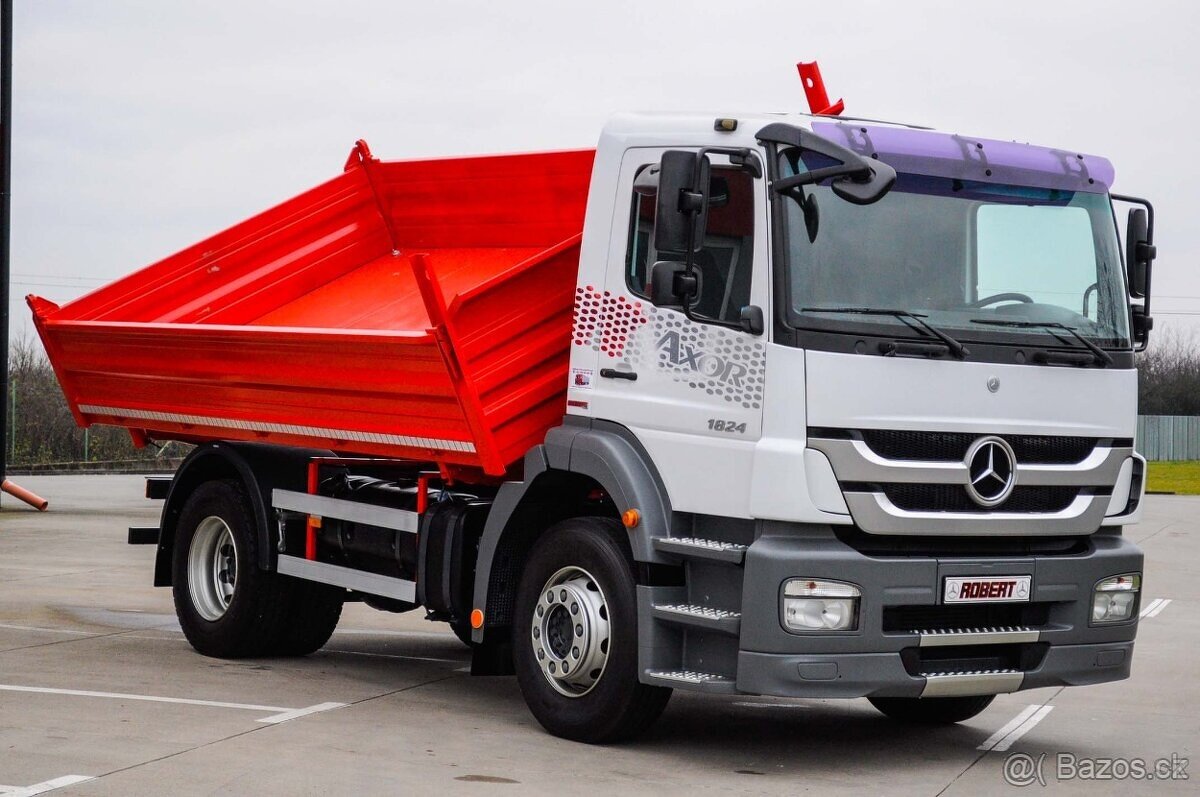 MERCEDES BENZ AXOR 1824 TŘÍSTRANNÝ SKLÁPĚČ - VYKLÁPĚČ EU-4 - 7