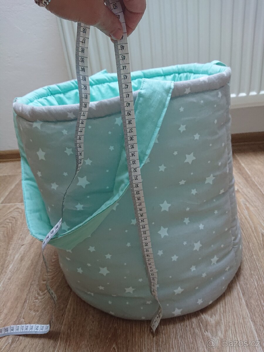 Sada pro miminko - mantinely, koš, deka, hnízdo, kolotoč - 7