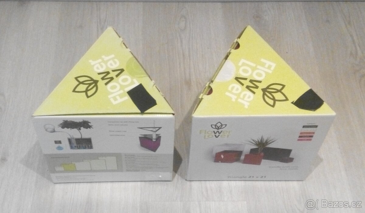 Samozavlažovací designové květináče – 2 stejné kusy - 7