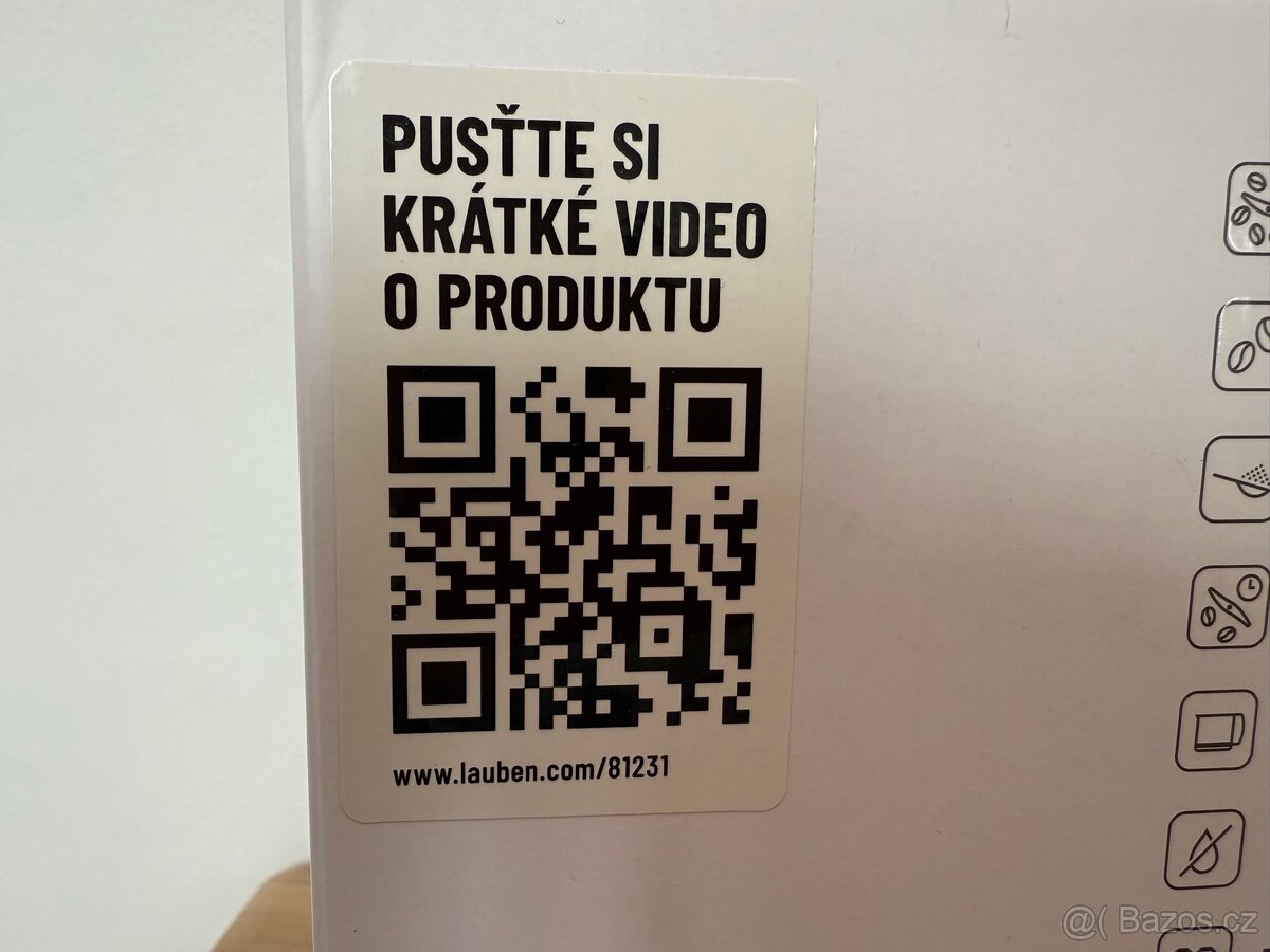 Lauben nový kávovar s mlýnkem 600BB černý - 7