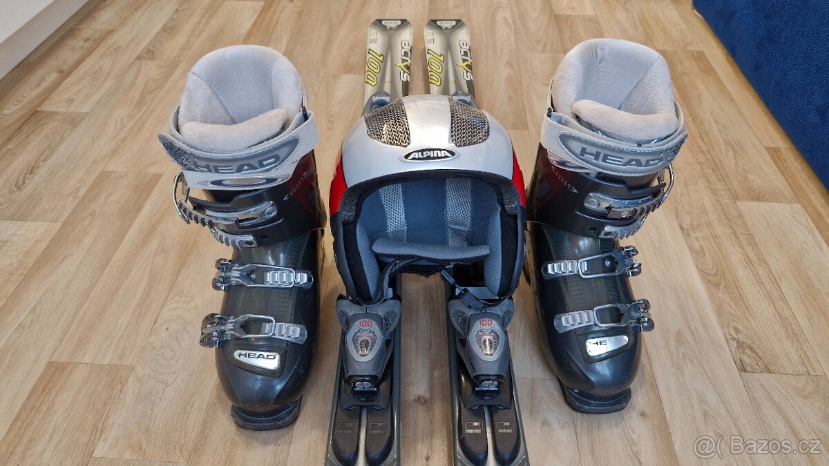 Prodám lyžařský set-lyže Rossignol, boty Head, helma Alpina - 7