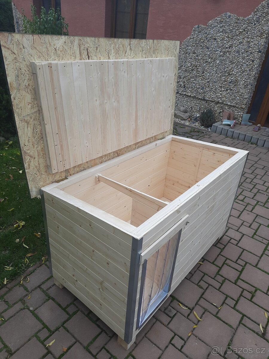 Psí bouda Masiv (žádné OSB desky), 6 velikostí - 7