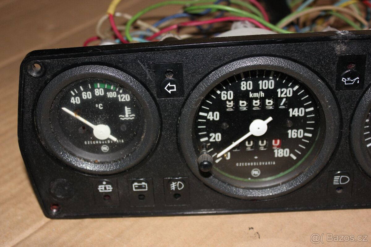 Přístrojové desky škoda 120LS/120GLS/130/135/136/Rapid/Garde - 7