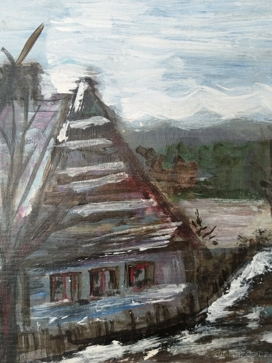 obraz JARNÍ TÁNÍ, olej, sign. František EMLER - 7