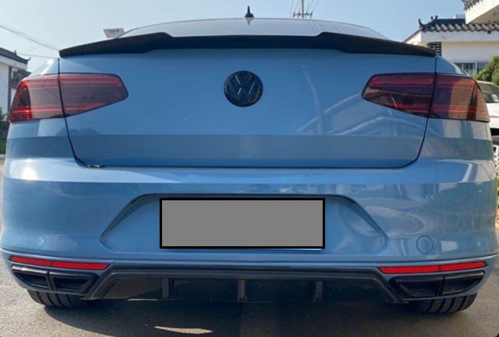 Športový difuzor na zadný nárazník pre VOLKSWAGEN - 7