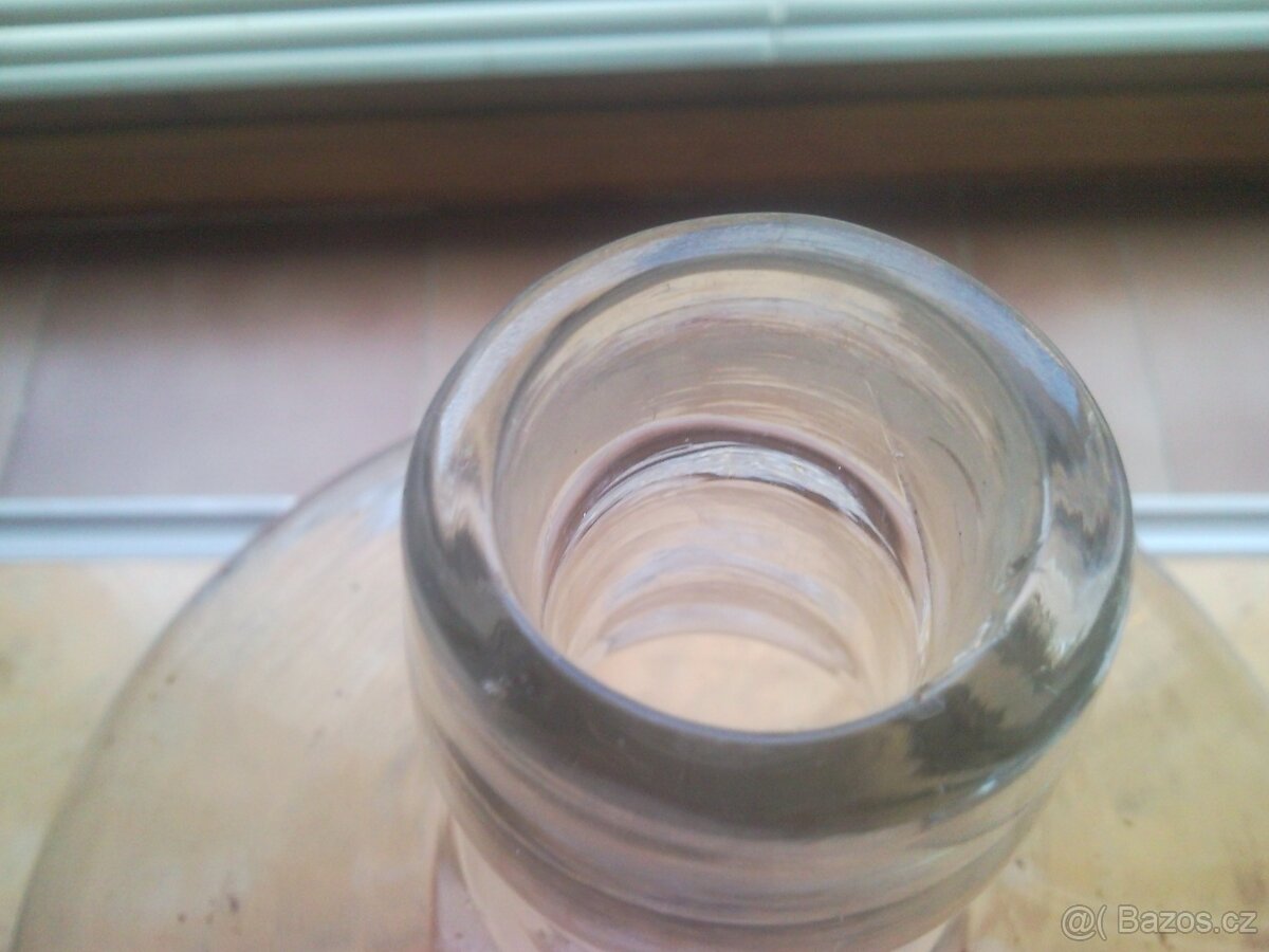 STAROŽITNÉ SKLENĚNÉ DEMIŽONY - 7