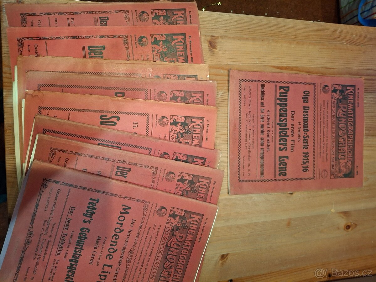 Prodam programy kin a divadel 1915 Vídeň - 7