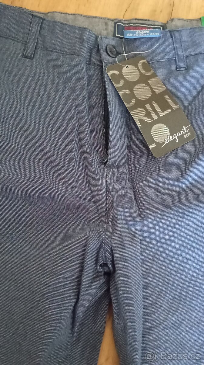 Nové chlapecké kalhoty, vel. 158 - 7