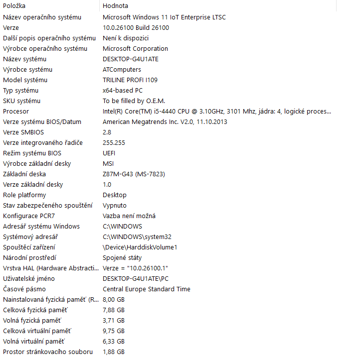 nově repasovaný značkový PC TRILINE (1) - 7