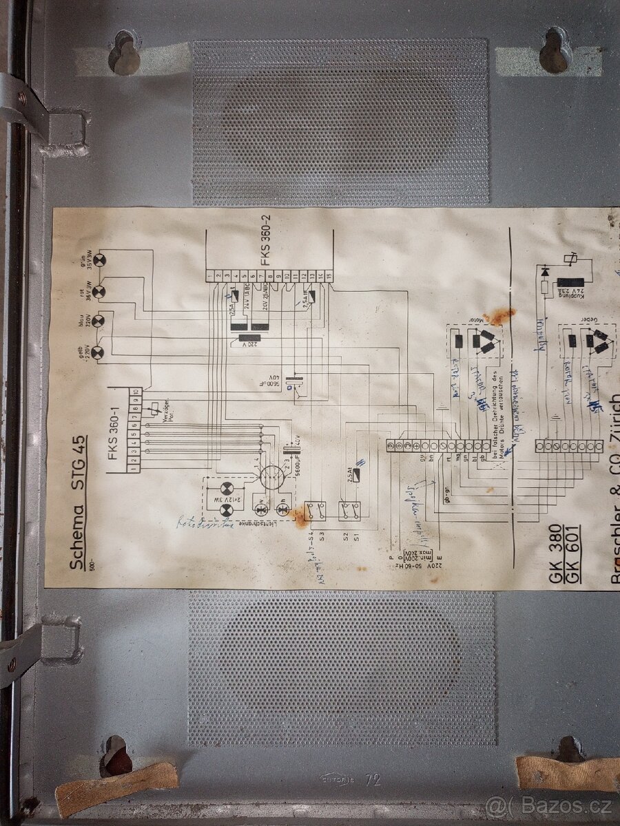 Historické elektromechanické zařízení BRASCHLER & CIE - 7