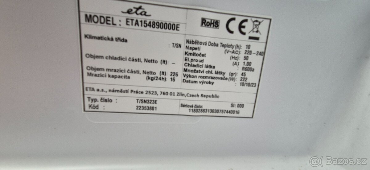 Mraznička ETA 154890000E - 7