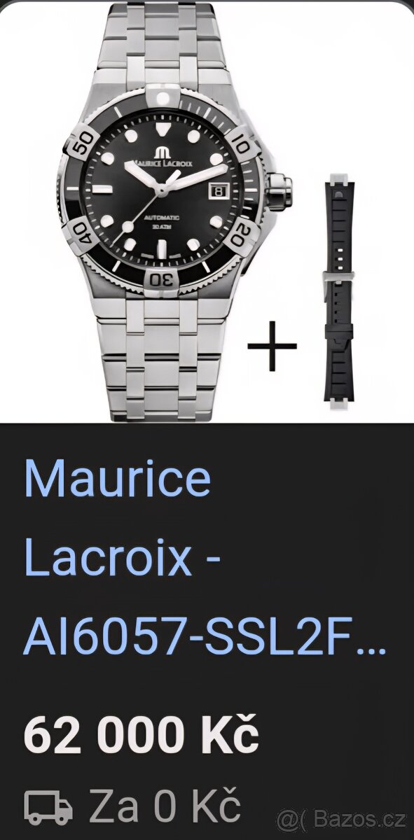 Pánské hodinky Maurice Lacroix Aikon Venturer black 43mm aut - 7