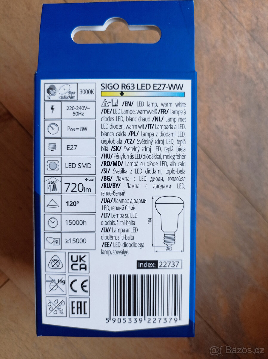 Lampička na klip Rabalux Dennis oranžová - 7