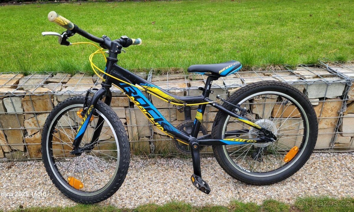 Dětské kolo Rock Machine Storm 20" – černá/žlutá - 7