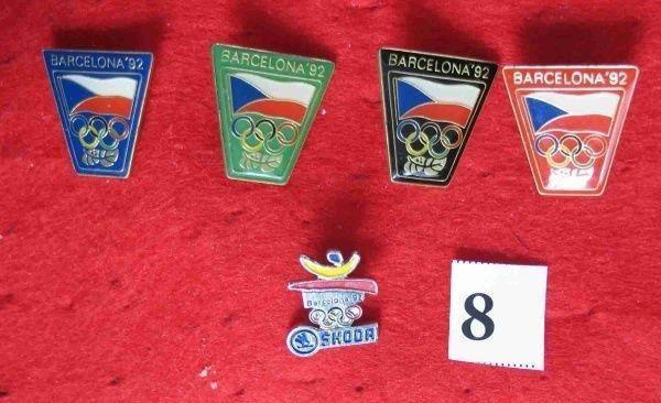 asi 90 ks odznaků - různé - ČSFR - cca 1970 - 1999 - 7