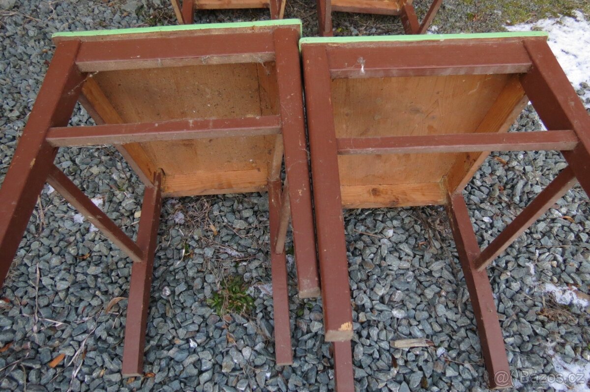 4 x stará židle před renovací - 7