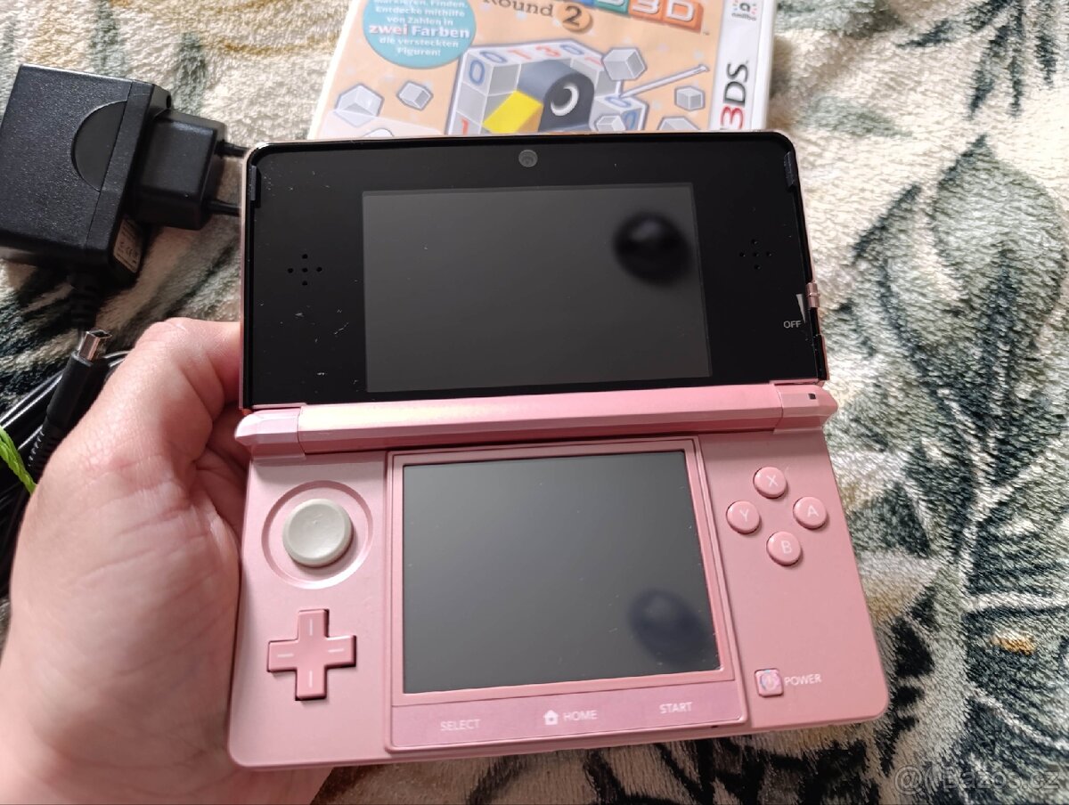 Nintendo 3DS Pink + Hry - 7