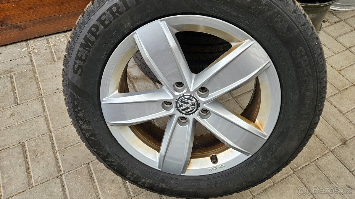 Zánovní Zimní Sada Alu 5x112 215/65 R17 VW Tiguan - 7