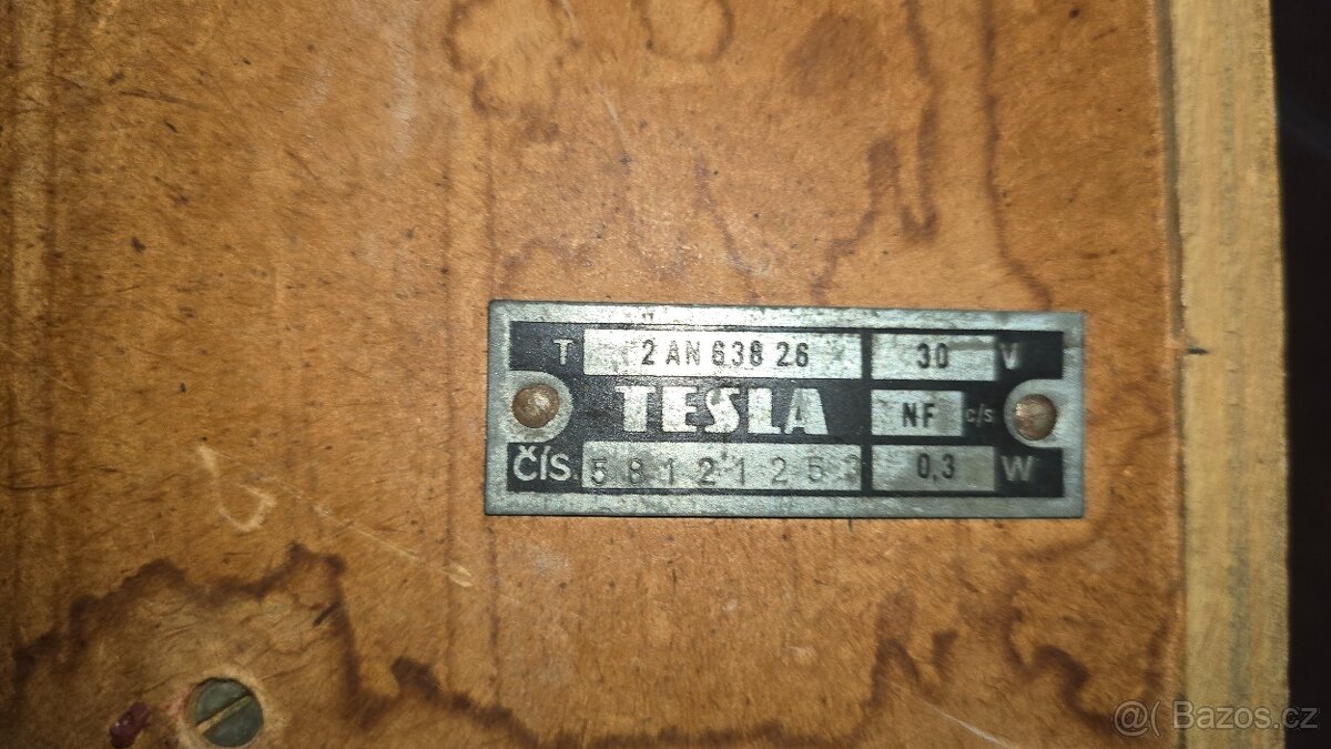 Retro TESLA 1968 rádio po drátě - 7