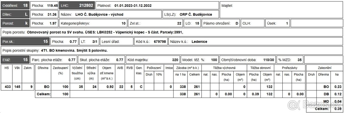 prodám les-REZERVACE - 7