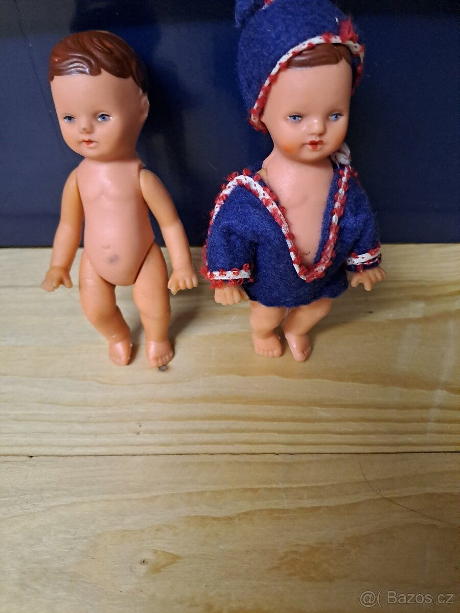 Retro zimní fusak na Igra panenku, doplňky - 7