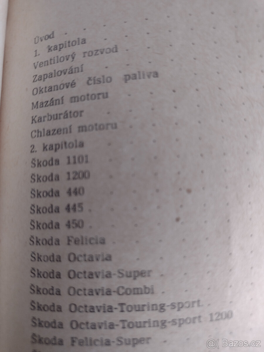 SEŘIZOVÁNÍ MOTORŮ A EL. PŘÍSL. AUTOMOBILŮ, 1970, 72,74 - 7