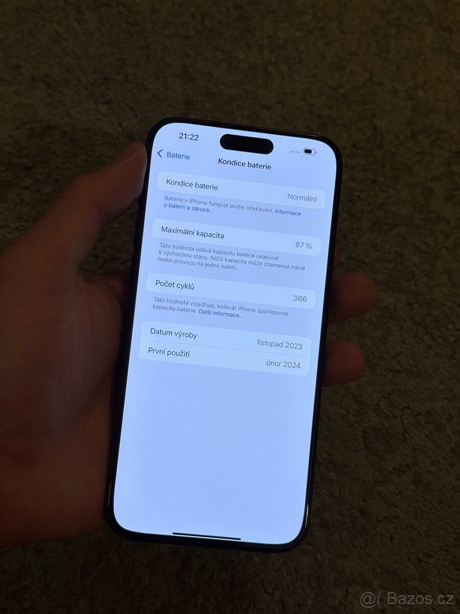 iPhone 15 Pro Max 256gb Černý Titan - 7