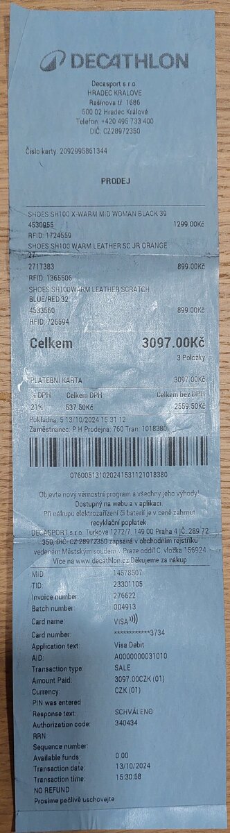 Dětské zimní boty Decathlon vel.32 - 7