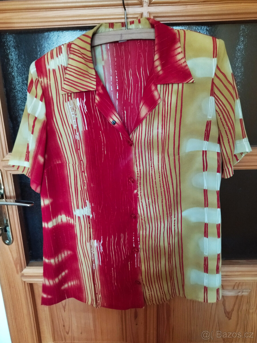 retro košilové halenky, saka, tuniky - 7