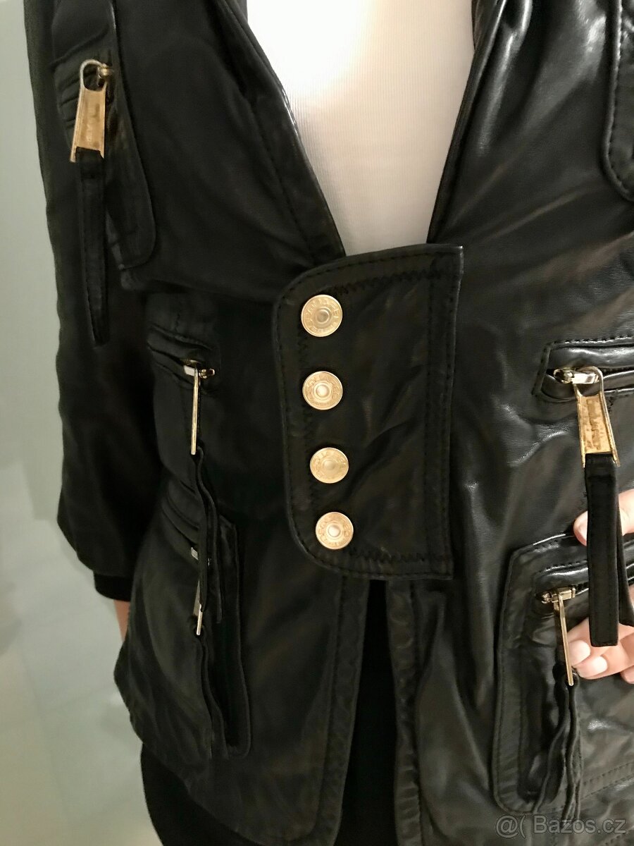 Luxusní dámská kožená bunda Dsquared2 - 7