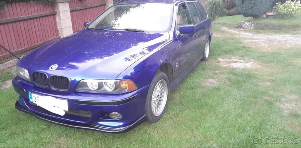 Lipo pod nárazník na BMW E39 - Černý Lesk - 7