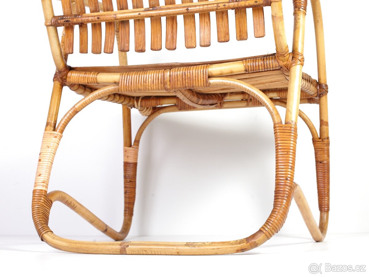 Ratanové Křeslo ULUV Restaurováno - 7