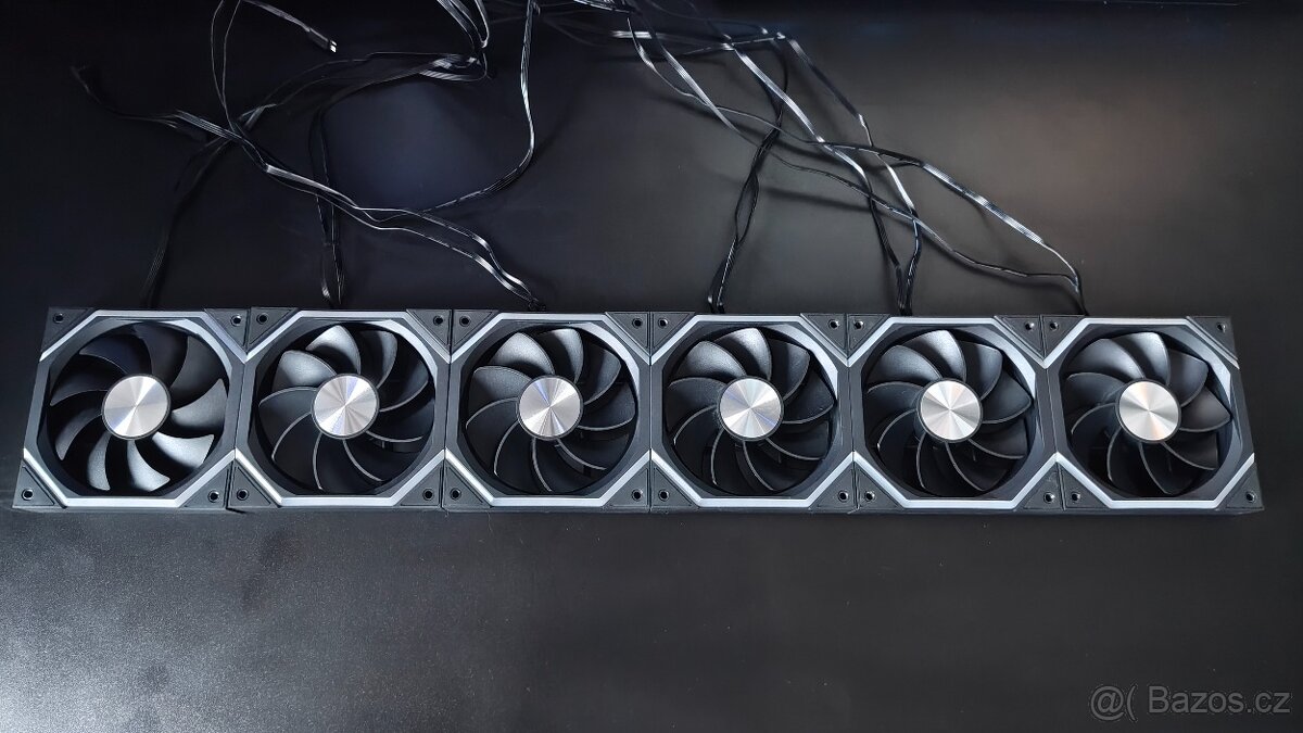 Prodám 6x 120mm ventilátorů s PWM+3.pin ARGB - 7