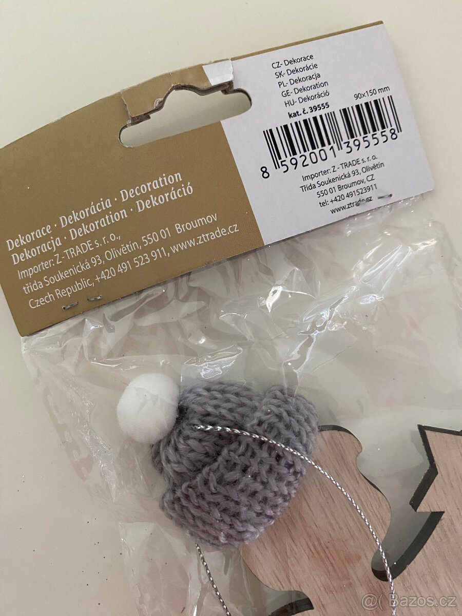 Vánoční dřevěná dekorace - 7