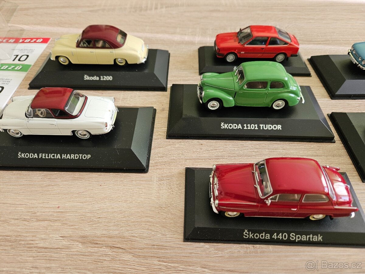 Kaleidoskop vozů Škoda DeAgostini - celkem 36 kusů 1:43 - 7