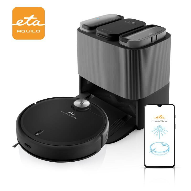 Robotický vysavač ETA Aquilo PRO 7243 90000 černý - 7