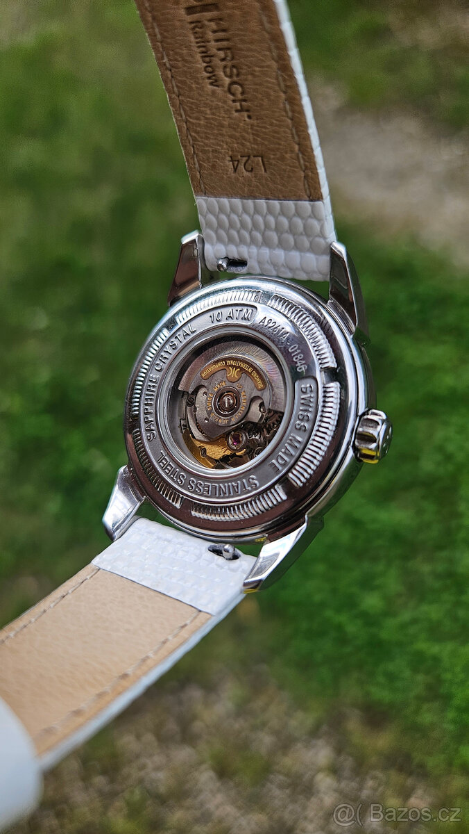 Diamantové automatické dámske hodinky DIC A9261A biele - 7