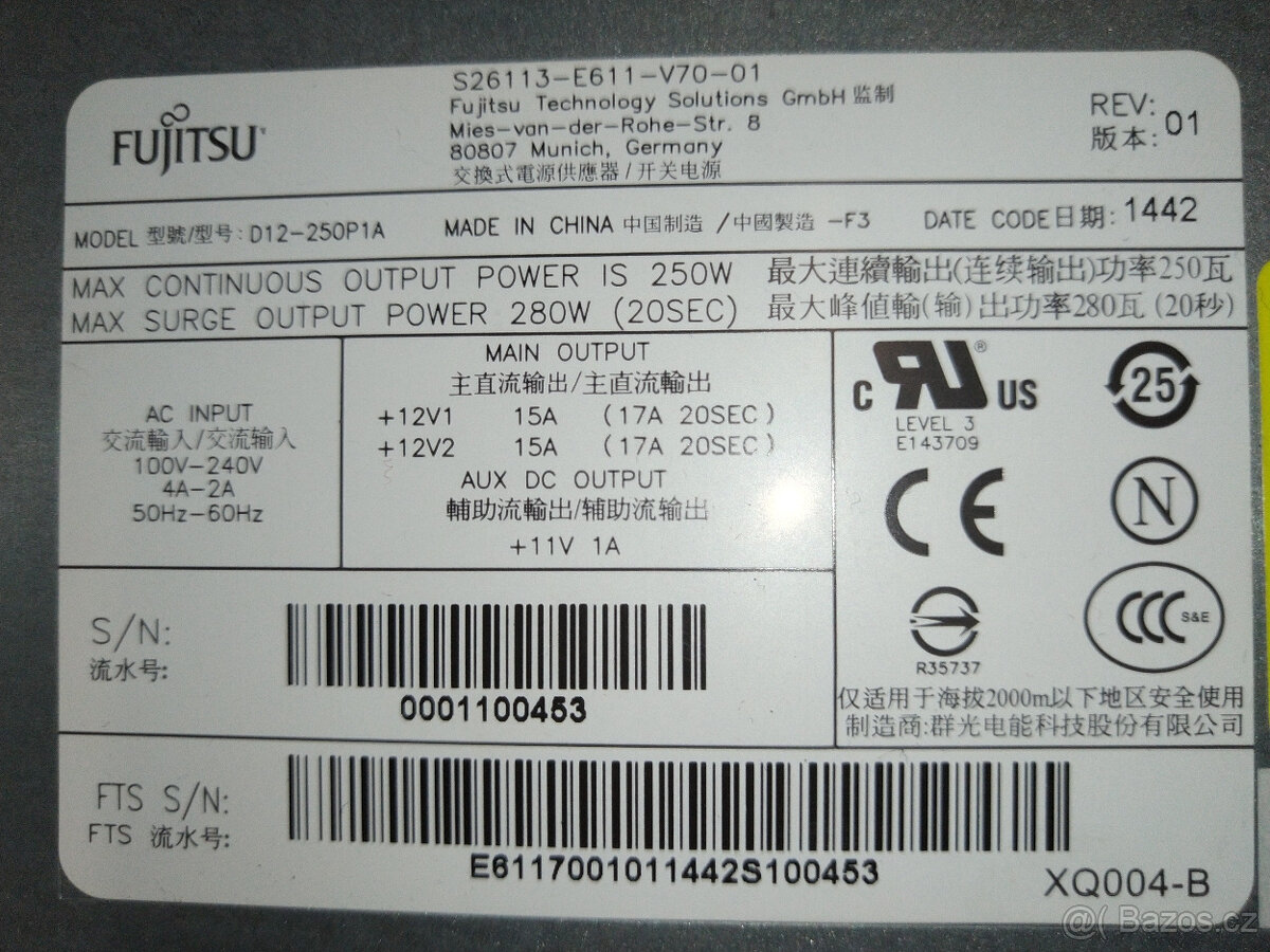 PC#224 počítač Fujitsu Esprimo P520 E85+, Win 11 - 7