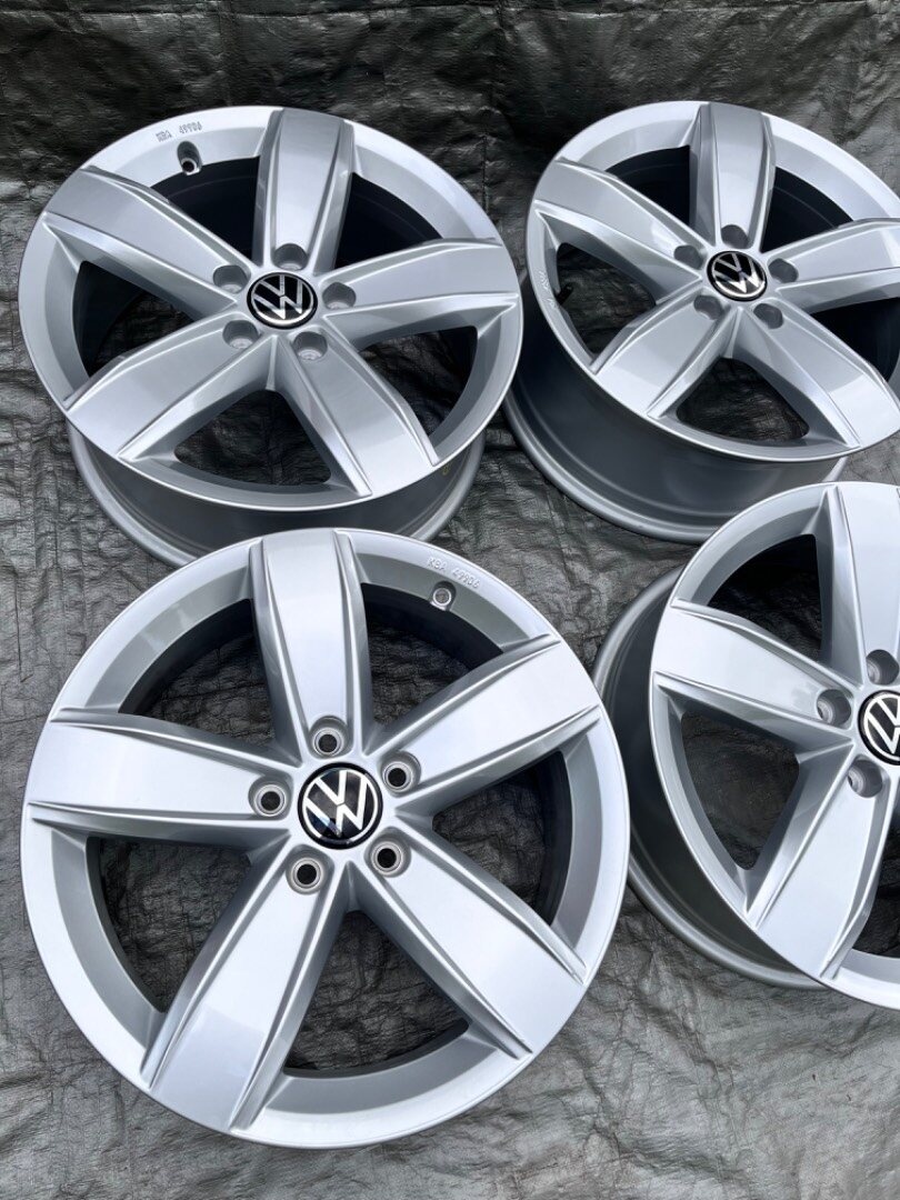 5x112 R17 originál alu disky VW Tiguan 2021 - 7