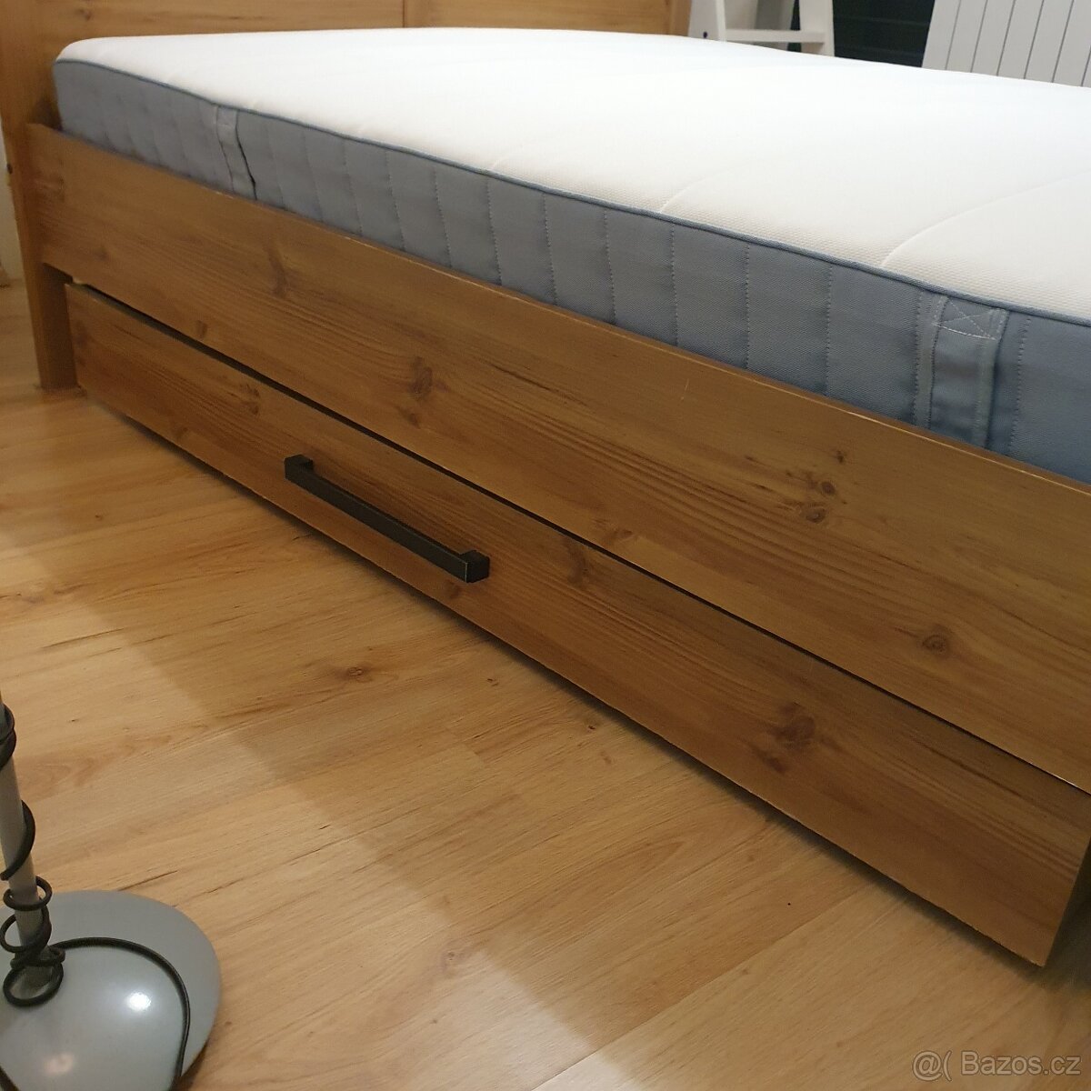 Postel Ikea 140x200 s roštem a matraci - 7