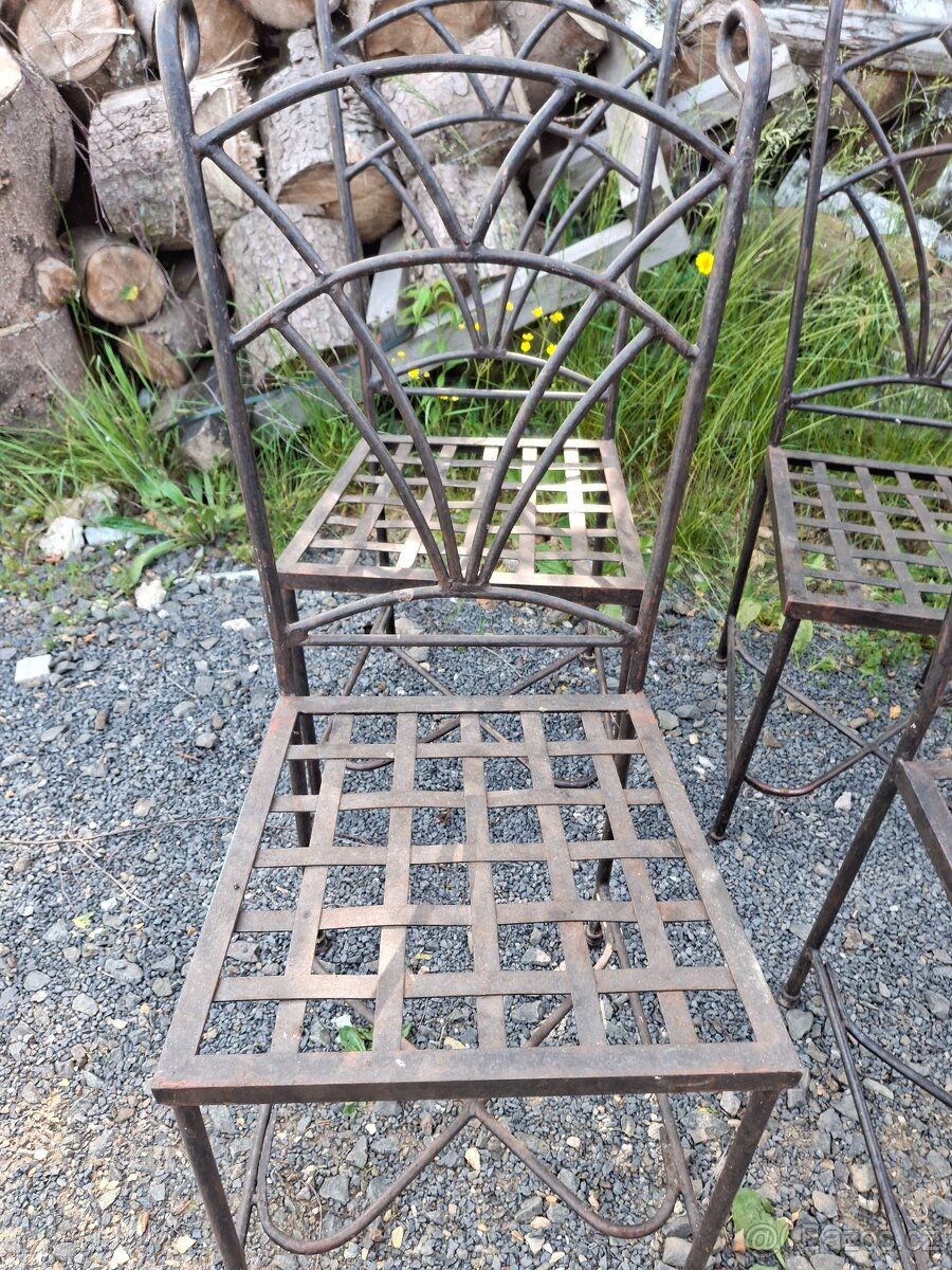 Kovarske zidle ocelove tezke 6x - 7