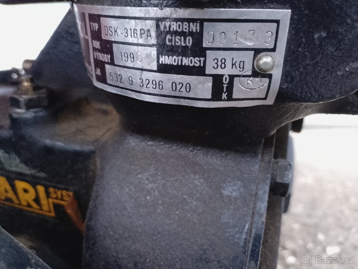 Vari motor Jikov, převodovka DSK-316 PA, fréza ASF-351 - 7