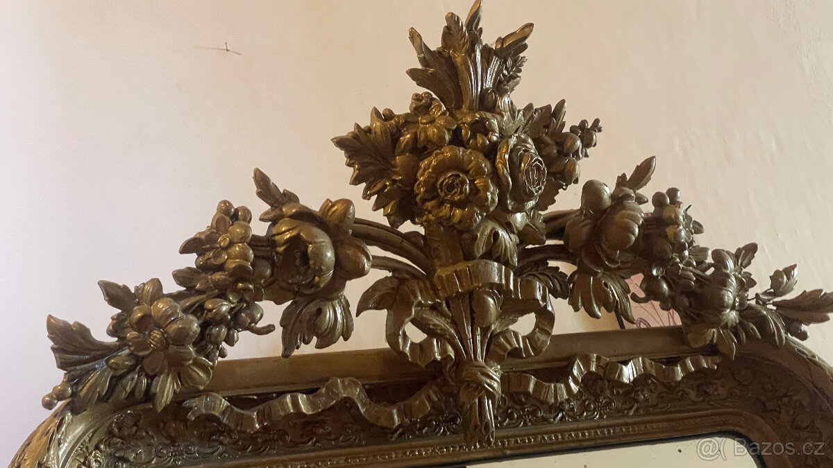 Starožitné zámecké zrcadlo - 7