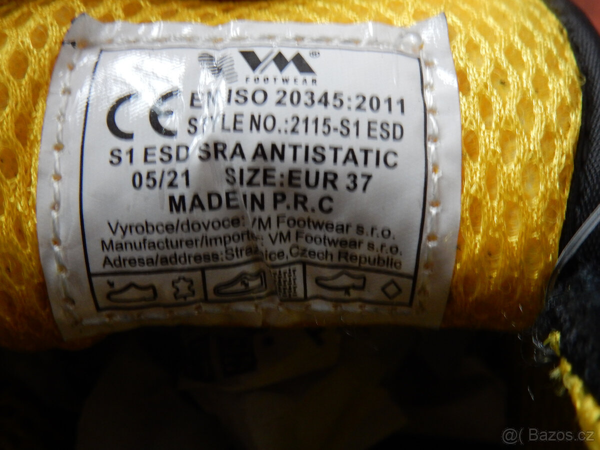 Pracovní boty VM footwear memphis vel.37 - 7